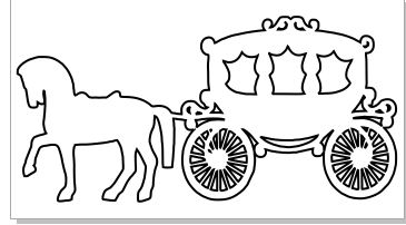 Horse and carriage 2 PACK  125 x 70 MIN BUY 3